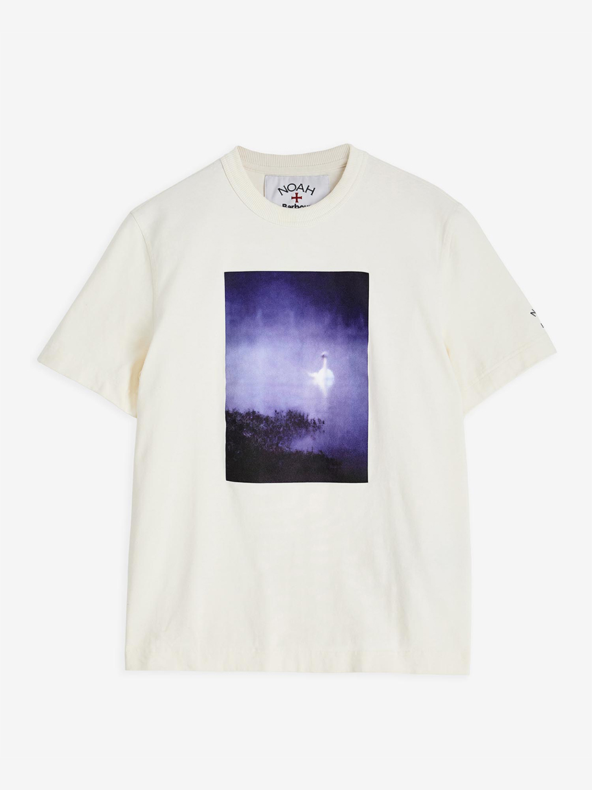 《Barbour × NOAH》スワン Tシャツ