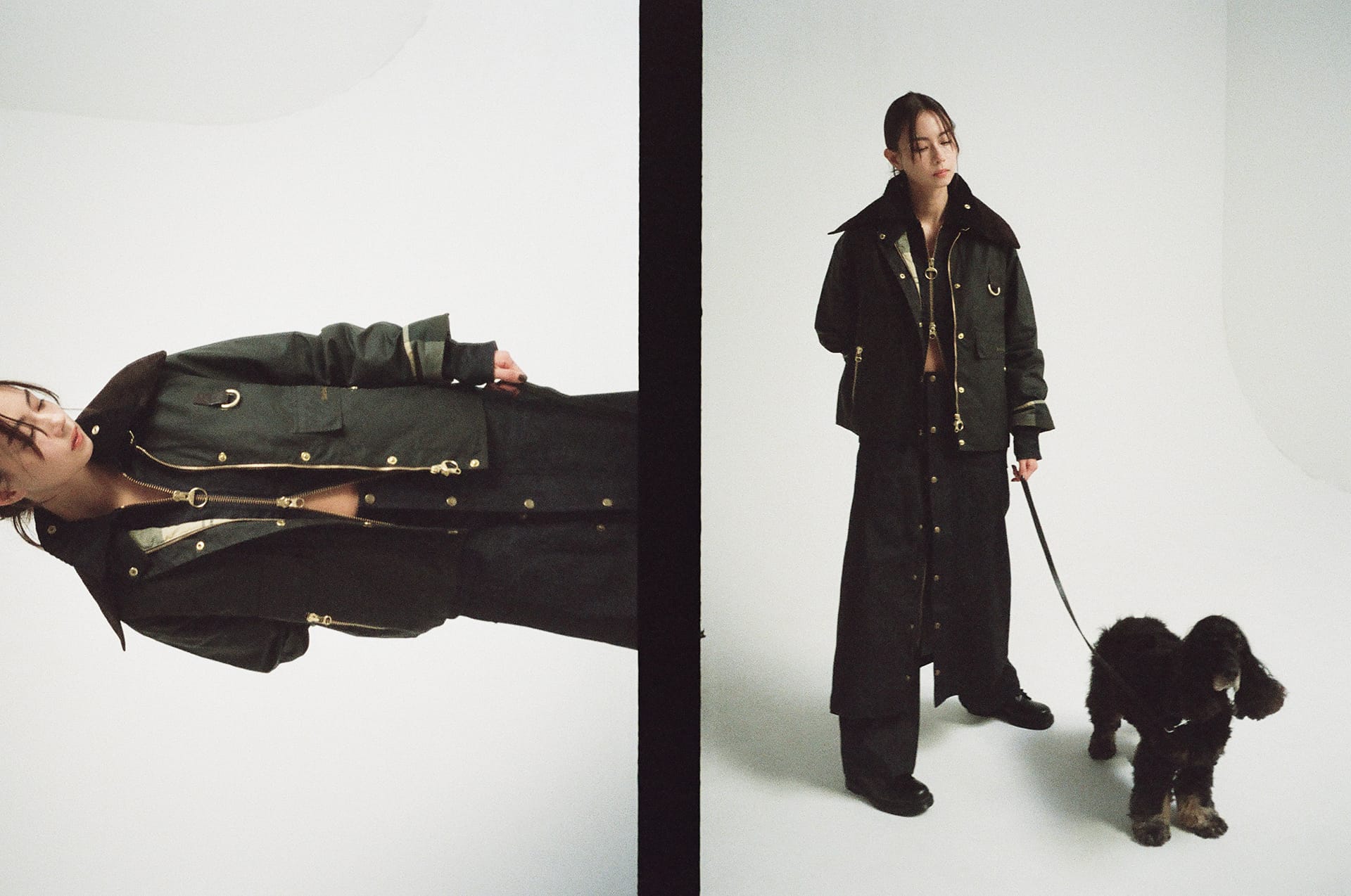 マルチクリエイターのローレン・サイが纏う、バブアーのワックス